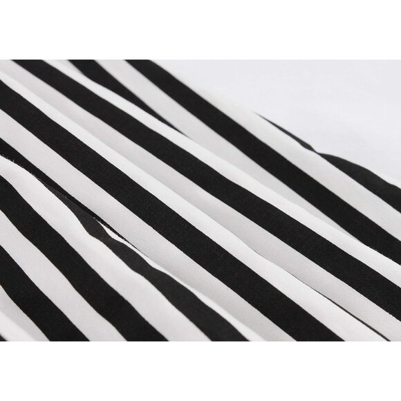 Women's Vintage Button Down Shirt Dress Cotton Spandex Plus Size Casual - Picture 6 of 6